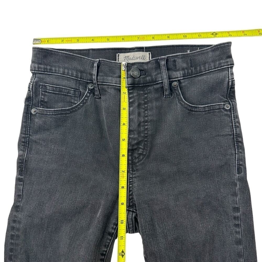 Madewell 9” high rise skinny jeans black women's 26 tall - Picture 9 of 12